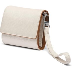 RFID-Blocking Women's Real Leather Wallet with Large Capacity and Wristlet - Small, Secure, and Chic - Conveniently Holds Cards, Cash, and Coins (Mint - RFID Protected with Wristlet)