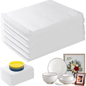 100Pack Cushion Foam Pouches, 12''x16'' Packing Cushioning Supplies for Moving, 0.5MM Thick Foam Wrap Pouches Protect Fragile Items, Cushioning Foam Padding for Packaging Dishes/China/Book/Photo Frame