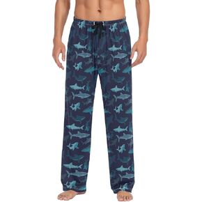 Men's Pajama Pants Bottoms Sleepwear Pants Lounge Pants Relaxed Sleep Pant for Men Casual Pants with Drawstring