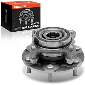 A-Premium Front Wheel Bearing وتجميع المحور متوافق مع Toyota Tacoma 2005-2021 ، 4Runner 2003-2021 ، FJ Cruiser 2007-2014 ، LEXUS GX460 2010-2021 ، GX470 2003-2009 ، 6 Lug & 4WD