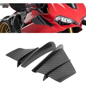 Universal Winglet Carbon Carbon ABS Fairing Wing Wing Winglet Winglet Dynamic Spoilder Wings لجميع دراجات نارية