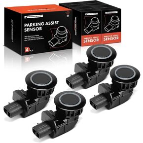 A-Premium 4-PC الأمامية والخلفية عكسية للسيارات الاحتياطية مستشعر متوافق مع نماذج Toyota Select-Camry 2006-2011 ، Corolla 2006-2014 ، FJ Cruiser 2007-2010 ، Land Cruiser 2009 ، استبدل# 8934133060