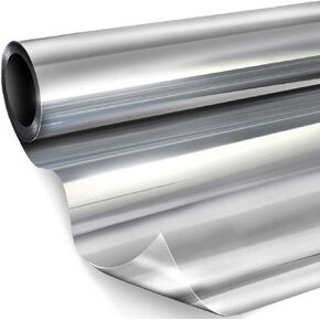 VViViD One-Way Vision Adhesive-Backed Silver Solar Tint Window Vinyl 60in x 10ft Roll