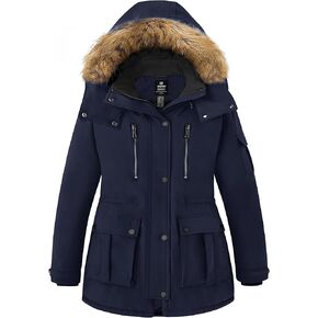 Wantdo Wind Women's Plus Winter Coat Suffer Super Stack