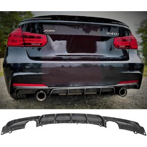 Diffuser الخلفي متوافق مع BMW 3 Series F30/ F31/ 330i/ 335i/ 340i/ (M Sport فقط) 2012-2018.