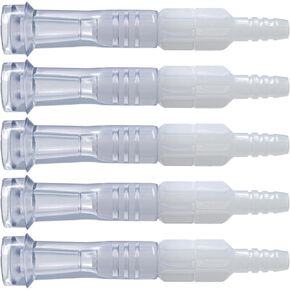 5pk Oxygen Tubing Male-Female Salter Style Swivel Connector
