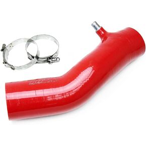 HPS Performance Red Silicone Air Intake Hose Kit Post MAF Tube, 57-1600-RED