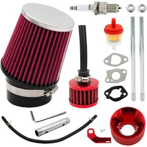 Upgraded 212 Air Fliter Adapter Kit for Predator 212cc Coleman CT200U BT200X KT196 Baja MB165 MB200 196cc 6.5hp Hond GX160 GX200 Engine Mini Bike Go Kart Stage 1 Performance Parts