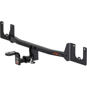 CURT 114843 Class 1 Trailer Hitch with Ball Mount, 1-1/4-In Receiver, Fits Select Toyota Prius C