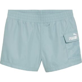 PUMA Girls' Fashion Shorts, Elastic Waistband Cat Logo