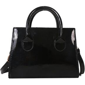 Patent Leather Handbag Shinny Clutch Purse Mini Shoulder Bag Evening Purse for Women