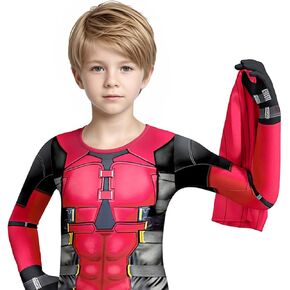 Kids Boys Outfits Bodysuit Spandex Jumspuit 6-12Years