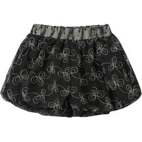 Mud Kingdom Girl's Shorts Tulle Cute Bow Front Elastic Waist