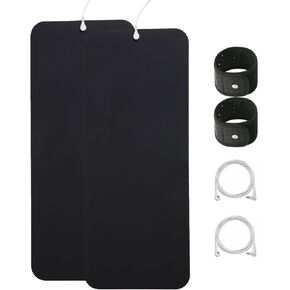 Grounding Mat Kit-Upgraded Universal Grounding Mat with 15ft Grounding Cord – Enhanced Conductivity for Effective Grounding 2Pk 27x11 Inch