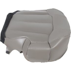 Seat Cover Compatible with 1999-2002 Silverado Tahoe Suburban GMC Sierra & Yukon Synthetic Leather Driver Bottom (Pewter Gray Cover Only)