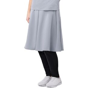 Peelz Jean 2-Pocket Flared Scrub Skirts for Women - Fashion Skirts, Soft Fabric Scrubs, Elastic Waistband, Classic Fit
