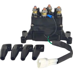 12V 250A ترحيل الملف اللولبي وينش 4015095 متوافق مع Polaris ATV UTV 2000-5000 £ 15-25 Sportsman 570 6x6 Hunter Trail ، 16-25 Sportsman XP 1000 ، 19-25 Sportman 850 Tow Motor Tostr