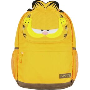 Garfield Backpack 3D Face Pop-Out Comic Comic Book Orange Tabby Cat Travel Daypack Book Book Book Bage