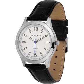 Fashion Casual Stainless Steel Waterproof Quartz Watch,Men's Easy to Read Strap Watch