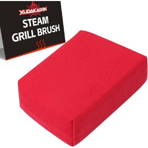 Steam Grill Brush Bristle Free,[Ultra Safe & Efficient] Grill Cleaner for Outdoor Grill,BBQ Replaceable Scraper Cleaning Head,Grill Brush BBQ Accessories,Gifts for Men/Dad ﻿