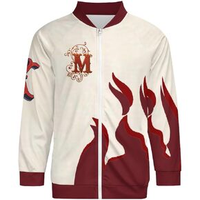 Thin Standing Collar Zip Jacket Men's Street Hip Hop Clothing Letter Jacket