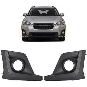 GearUp 1 Pair Front Driving Fog Light Bezel Cover for Subaru Crosstrek 2018-2020 Replaces 57731FL082, 57731FL092