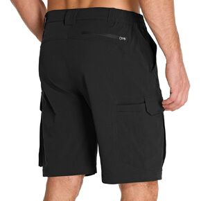 Toomett Mens Cargo Shorts Quick Dry Stretch Work Shorts for Hiking Fishing Tactical Lightweight Breathable Outdoor