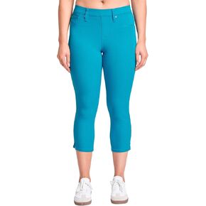YMI Jeans Women's Hyperstretch Pull on Capri, C112631 in Kuwait