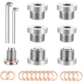 7pcs محرك/ناقل حركة مغناطيسي من الفولاذ المقاوم للصدأ/ناقل الحركة/تفاضلي مجموعة سدادات سد من Polaris Sportman ، RZR ، Ranger ، Scrambler ، النماذج العامة تحل محل 7052306 2203738 3234756