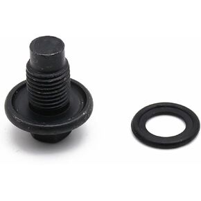 Engine Oil Pan Drain Plug Bolt & Washer Compatible With 96-24 Jeep Dodge Ford,Replace 6506214AA,6507741AA,F6TZ-6730-BA,F75Z-6730-BA