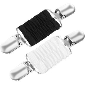 2 Pcs Dress Clips Back Cinch, Sweater & Dress Clips Back Cinch Hat Cardigan Shawl Gloves Clip for Men & Women