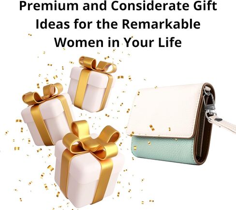 RFID-Blocking Women's Real Leather Wallet with Large Capacity and Wristlet - Small, Secure, and Chic - Conveniently Holds Cards, Cash, and Coins (Mint - RFID Protected with Wristlet) in Saudi Arabia