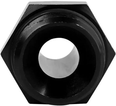 8AN Female to 3/8 Barb 90 Degree Hose Fitting Adapter Swivel Aluminum Black Pack of 2 in Kuwait