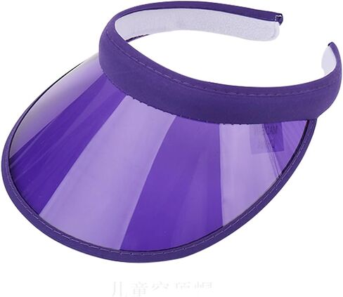 KORADI Women's Sun Visor Hats 3 Pack PVC Plastic Visors Wide Brim Clear Sun Hat Summer UV Protection Beach Cap UPF 50 in Saudi Arabia