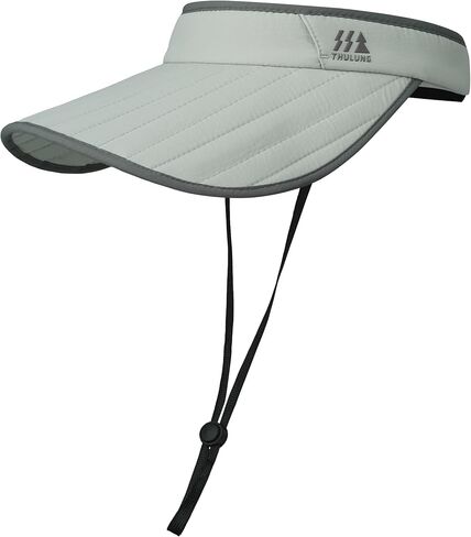 CLAPE Sun Visors for Women, UPF 50+ Waterproof Foldable Wide Brim Womens Beach Hats with Windproof Strap & Sunglasses Holder in Saudi Arabia