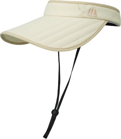 CLAPE Sun Visors for Women, UPF 50+ Waterproof Foldable Wide Brim Womens Beach Hats with Windproof Strap & Sunglasses Holder in Saudi Arabia