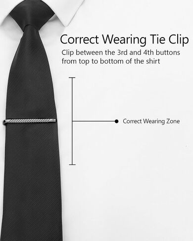 Tie Clip for Men Gun Black Gold Silver 2.4 inch, Tie Bar and Tie Pin Clip for Regular Ties Traditional Ties, Unique Mens Tie Clip Tie Clasp Black Suitable for Wedding in Saudi Arabia