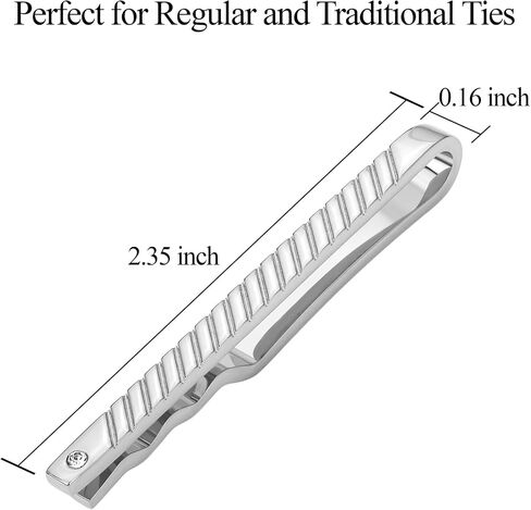 Tie Clip for Men Gun Black Gold Silver 2.4 inch, Tie Bar and Tie Pin Clip for Regular Ties Traditional Ties, Unique Mens Tie Clip Tie Clasp Black Suitable for Wedding in Saudi Arabia