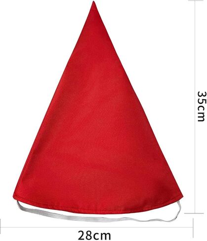 Wirt Costume Men Garden Cape Cloak Halloween Cosplay Suit Red Hat Mantle Outfit in Saudi Arabia