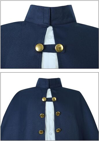 Wirt Costume Men Garden Cape Cloak Halloween Cosplay Suit Red Hat Mantle Outfit in Saudi Arabia
