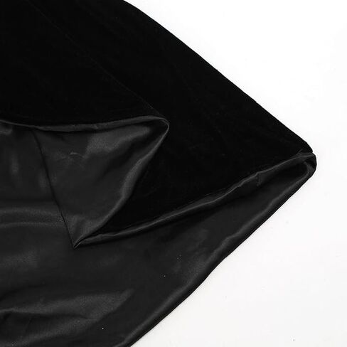 Adult Wizard Robe Warlock Cloak Costume with Sleeves Satin Robe with Hood Halloween in Saudi Arabia