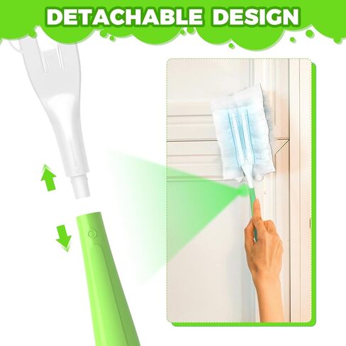 مقبض منفضة متوافق فقط مع ممسحة سويفر منفضة مقبض ممتد، مقبض غبار بديل قابل للفصل فقط، مقبض ممتد 3 قطع in Kuwait