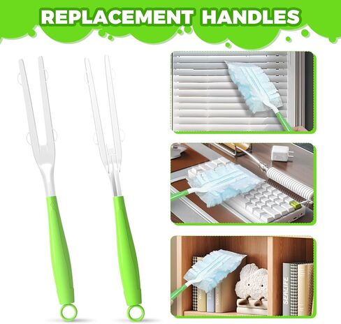 مقبض منفضة متوافق فقط مع ممسحة سويفر منفضة مقبض ممتد، مقبض غبار بديل قابل للفصل فقط، مقبض ممتد 3 قطع in Kuwait