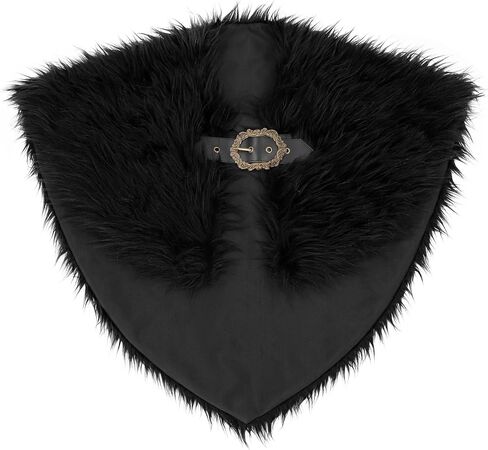Kuoin Medieval Faux Fur Fur Twhaw Shawr ، Renaissance Costume LARP in Saudi Arabia