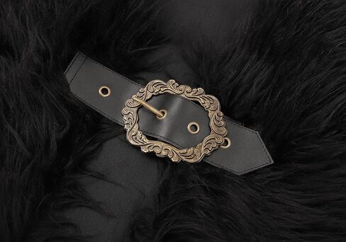 Kuoin Medieval Faux Fur Fur Twhaw Shawr ، Renaissance Costume LARP in Saudi Arabia