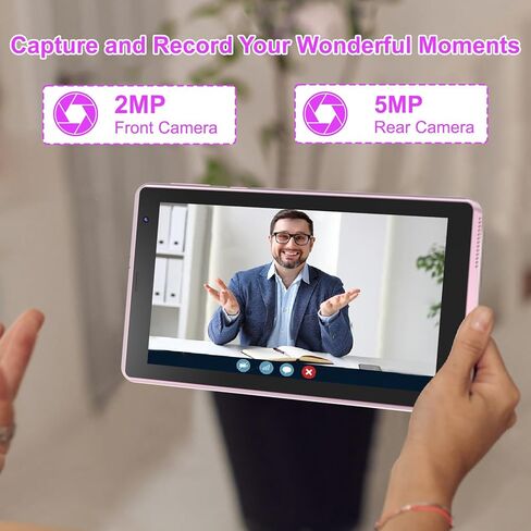 تابلت 7 بوصة أندرويد 12، ذاكرة وصول عشوائي 4 جيجابايت، ذاكرة تخزين داخلية 32 جيجابايت، 1 تيرابايت قابلة للتوسيع، معالج رباعي النواة، واي فاي 6، بطارية 3000 مللي أمبير، بلوتوث، شاشة لمس 1024 × 600 IPS، كاميرا مزدوجة 2+5 ميجابكسل، معتمد من GMS، أزرق داكن in Kuwait