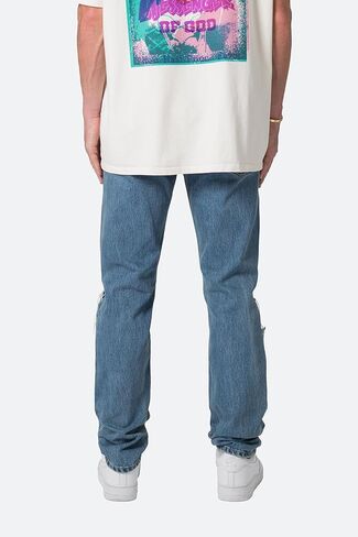mnml Men's D530 Zipper Straight Denim in Saudi Arabia