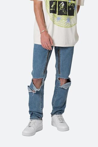 mnml Men's D530 Zipper Straight Denim in Saudi Arabia