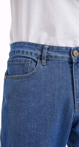 COEVLAS Club Men's Straight Leg 5-Pocket Regular Fit Workwear Flex Jean in Kuwait