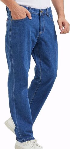 COEVLAS Club Men's Straight Leg 5-Pocket Regular Fit Workwear Flex Jean in Kuwait